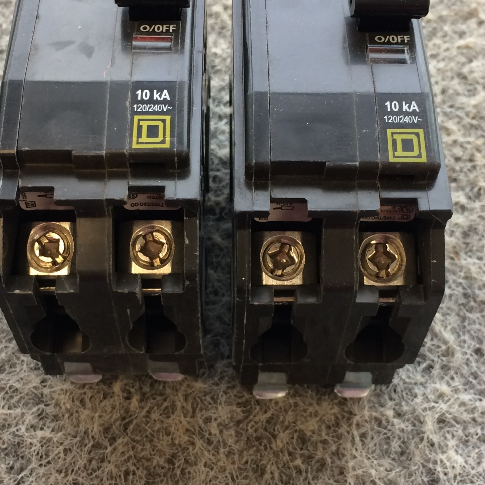 QO240 Square D QO Circuit Breaker (LOT of 2) 40 Amp 2 Pole NOS