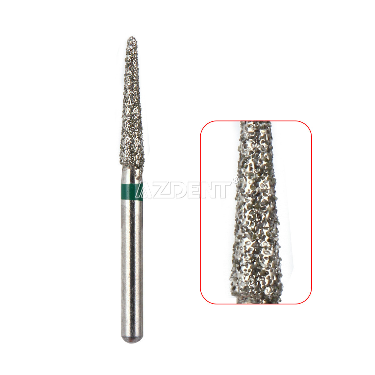 100 Types AZDENT Dental FG Diamond Burs for High Speed Handpiece 5pcs/box