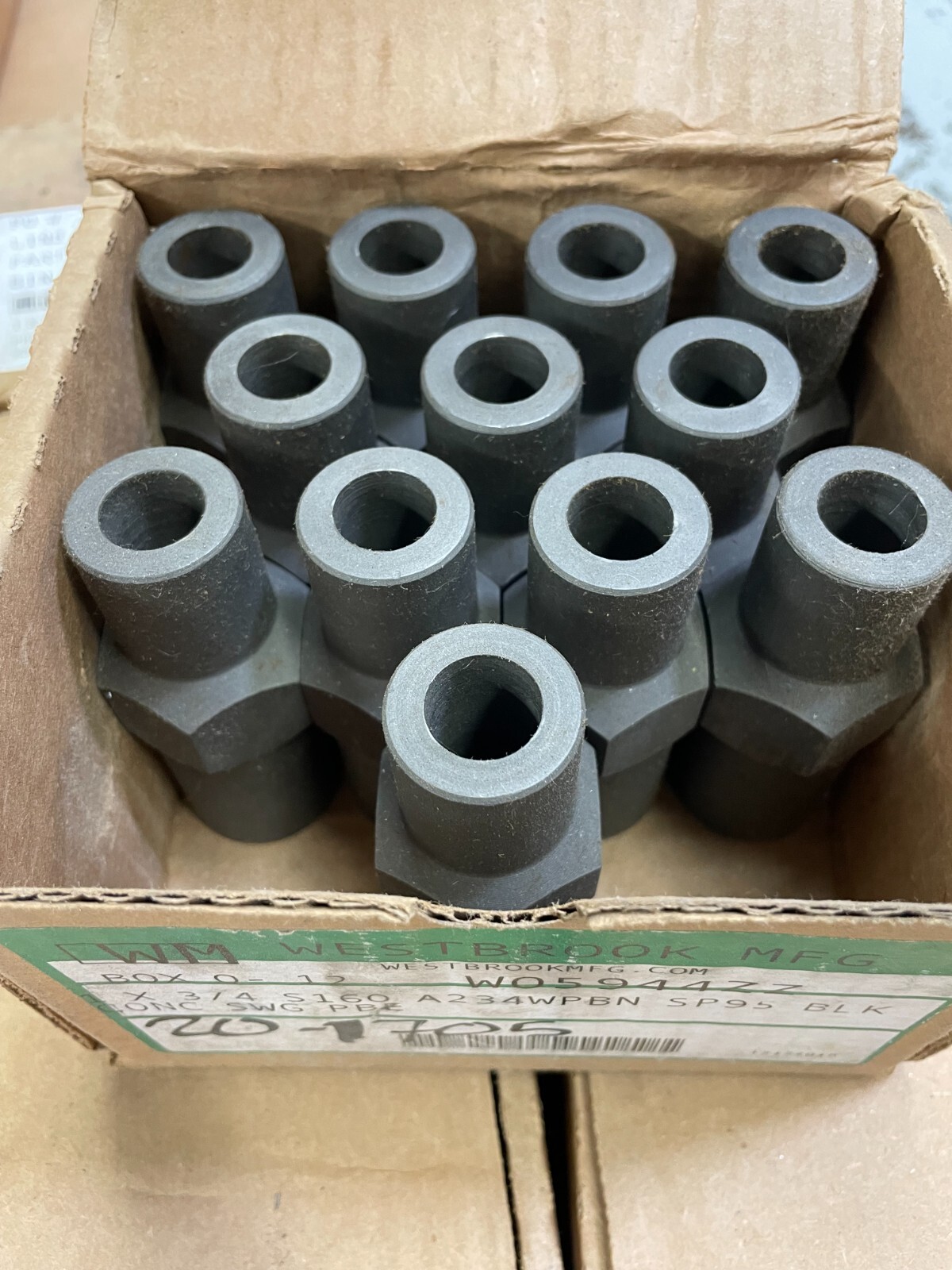 SWAGE NIPPLE 1″ x 3/4″ Schedule 160 Concentric Plain Both End A234 WPBN SP95 USA