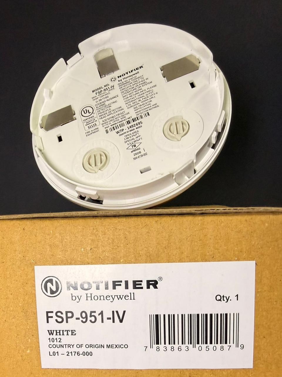 Notifier FSP-951-IV Smoke Detector – Brand New – Free Shipping