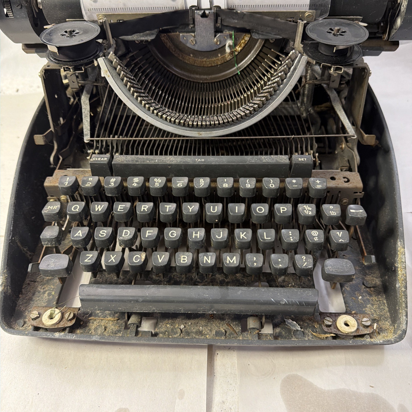 Olympia SG-3 Vintage 1960s Manual Typewriter Heavy Duty Office Machine