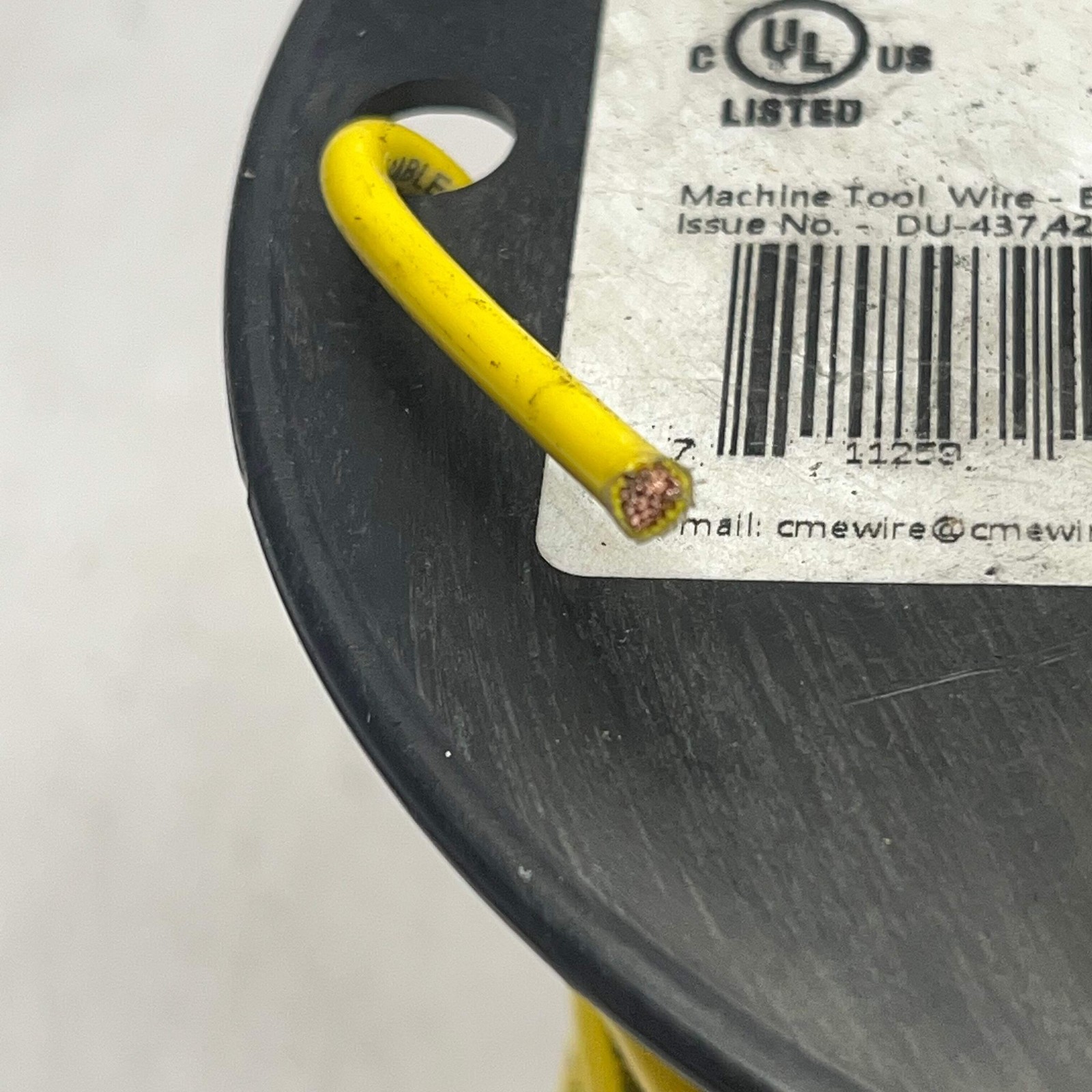 CME Wire & Cable Coated Copper Thhn 10 Str 10 AWG 500′ Yellow E315239