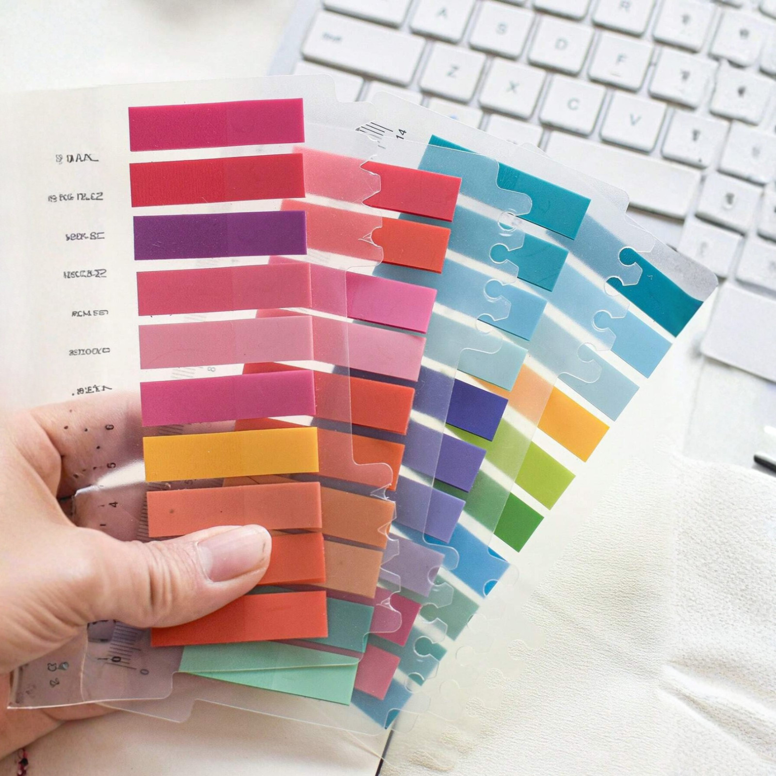 800Pcs Sticky Tabs Page Markers Morandi Index Tabs Book Flags Repositionable USA