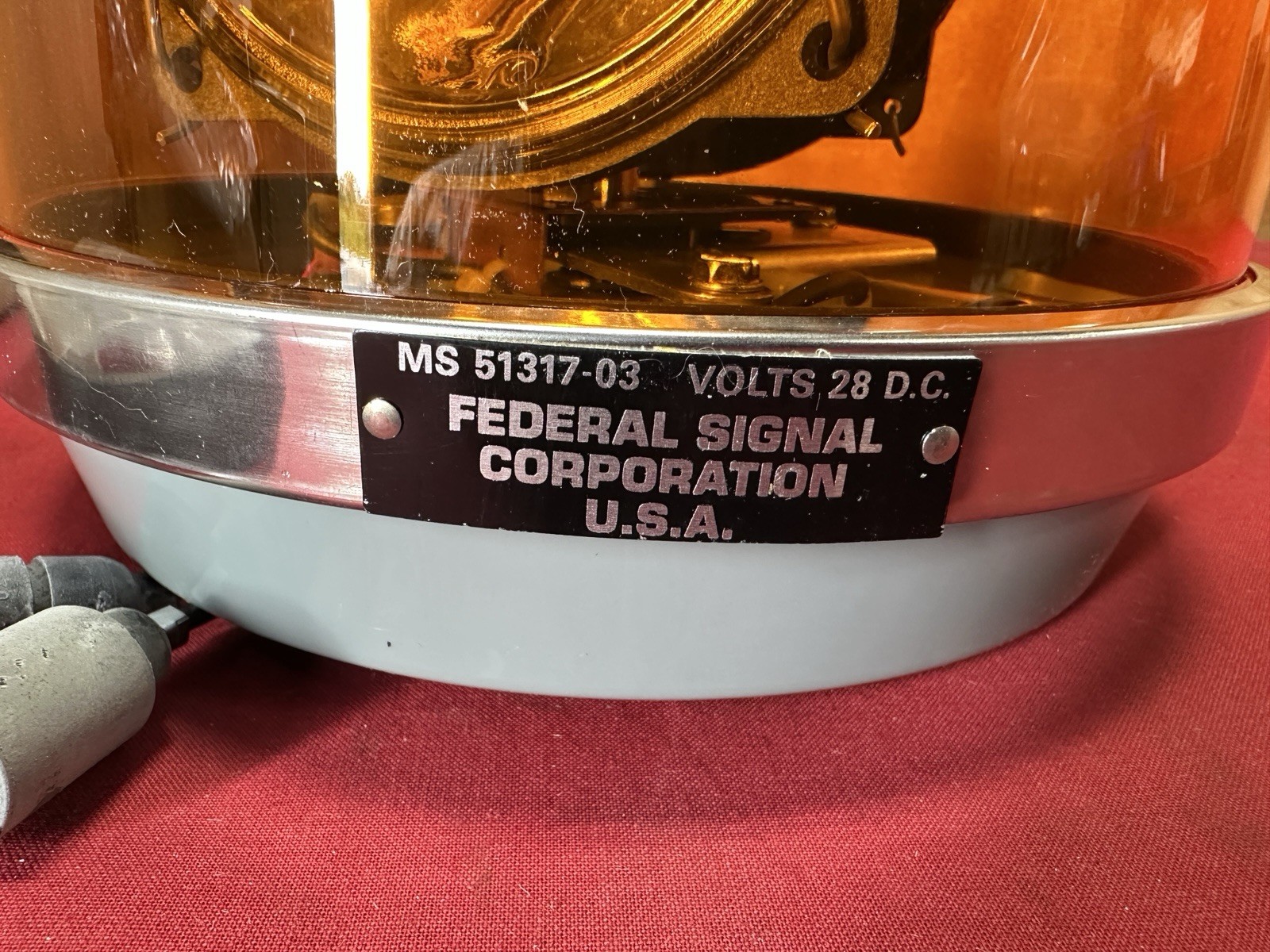 Federal Signal Model 14MS Rotating Light Emergency Beacon MS 51317-03