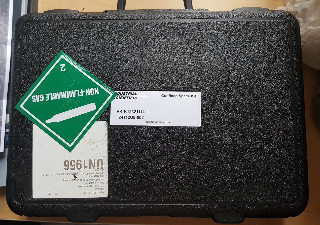 Industrial Scientific Ventis VK-K1232111111 LCD Display Multi-Gas Detector (New)