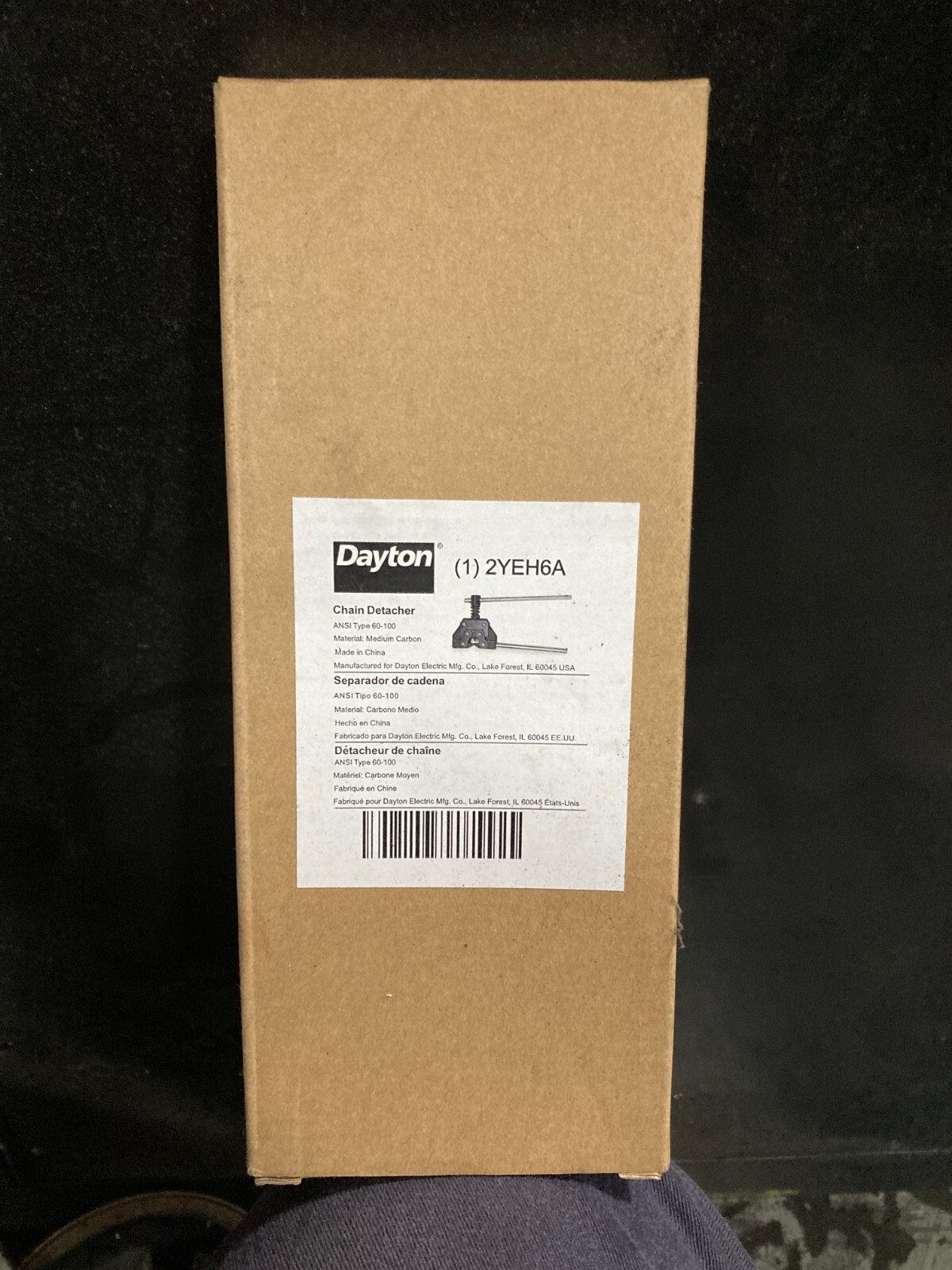 Dayton – 2YEH6 Chain Detacher Ansi Type 60-100
