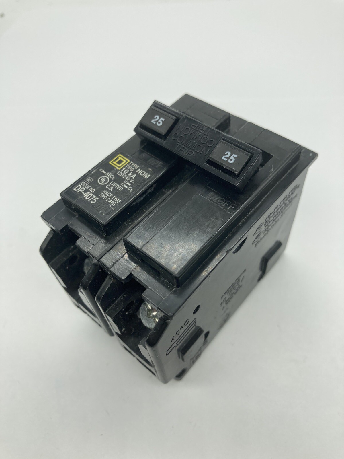 Square D Homeline 2P HOM215 20A 25A 30A 35A 40A 45A 50A 60A 70A Plug In Breaker