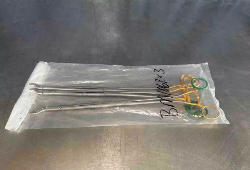 NEW Aesculap Laparoscopic Gold Handle Tungsten Carbide Needle Holders Graspers