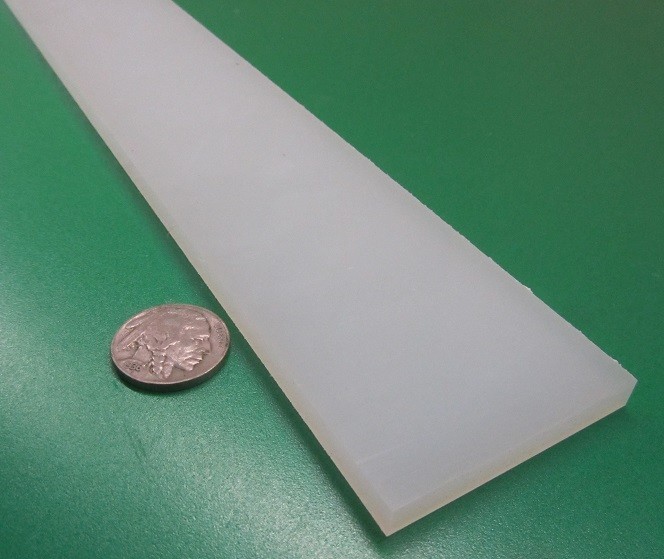 Polypropylene Bar 1/4″ (.250″) Thick x 2.00″ Wide x 48″ Long, 4 pcs, 16 feet