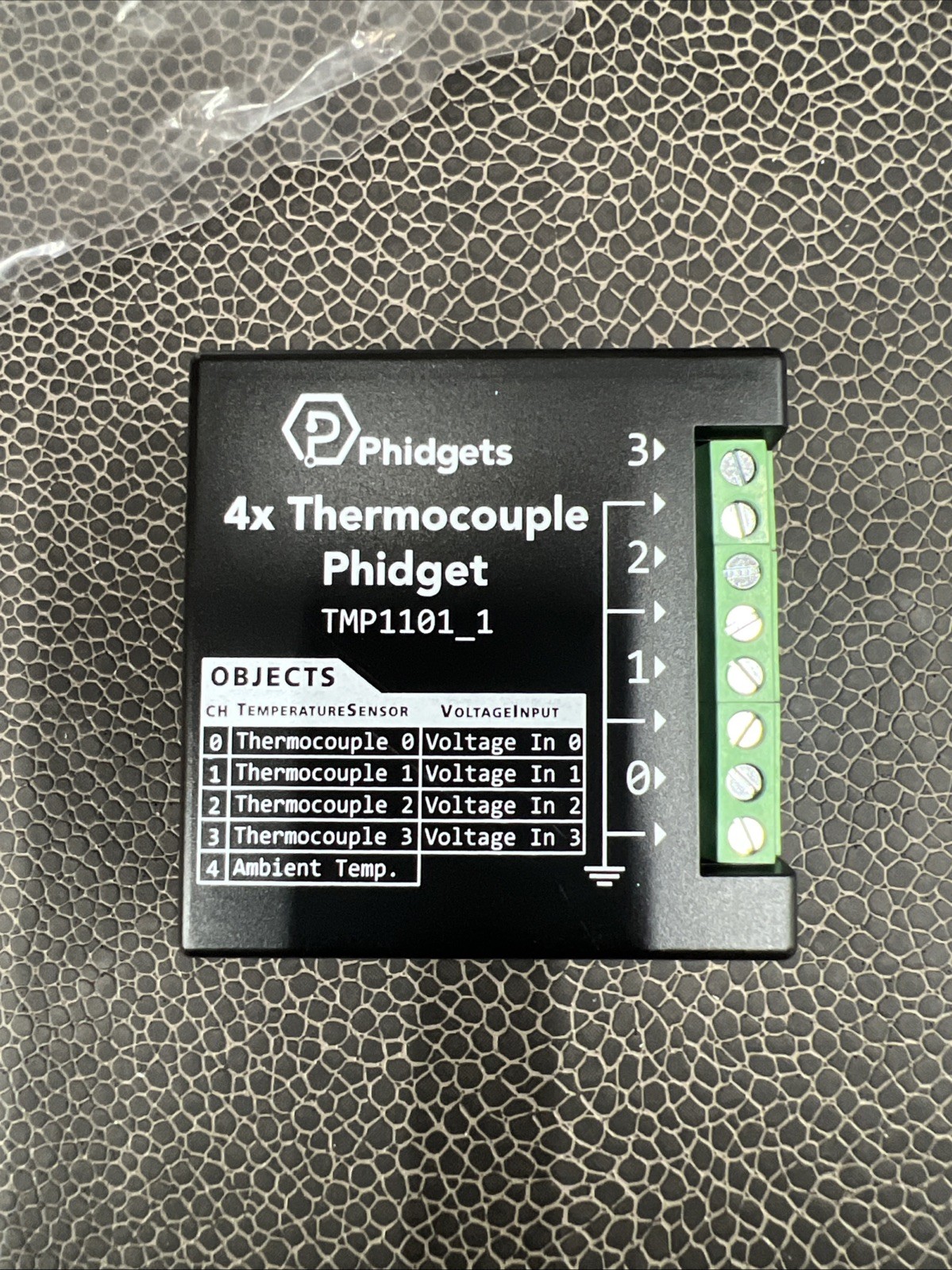 Phidgets TMP1101_1 4x Thermocouple Phidget TC Temperature Sensors 4X Module NOS