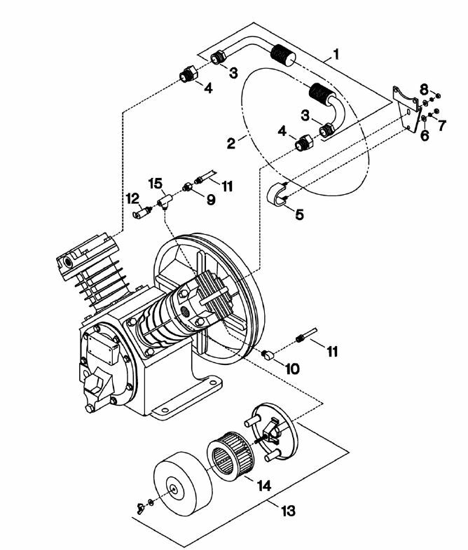 Ingersoll Rand Model 2475 Type 30 replacement Intercooler Tube Assembly 32499196