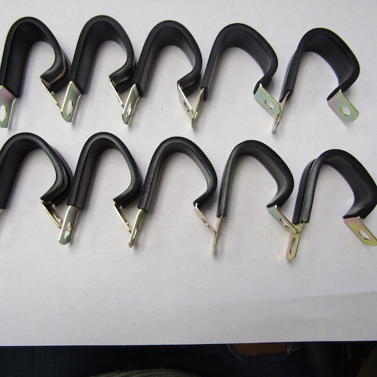 LOT OF 10 UMPCO S465G 10-2 5/8″ X 2 LOOPS CUSHION CLAMP