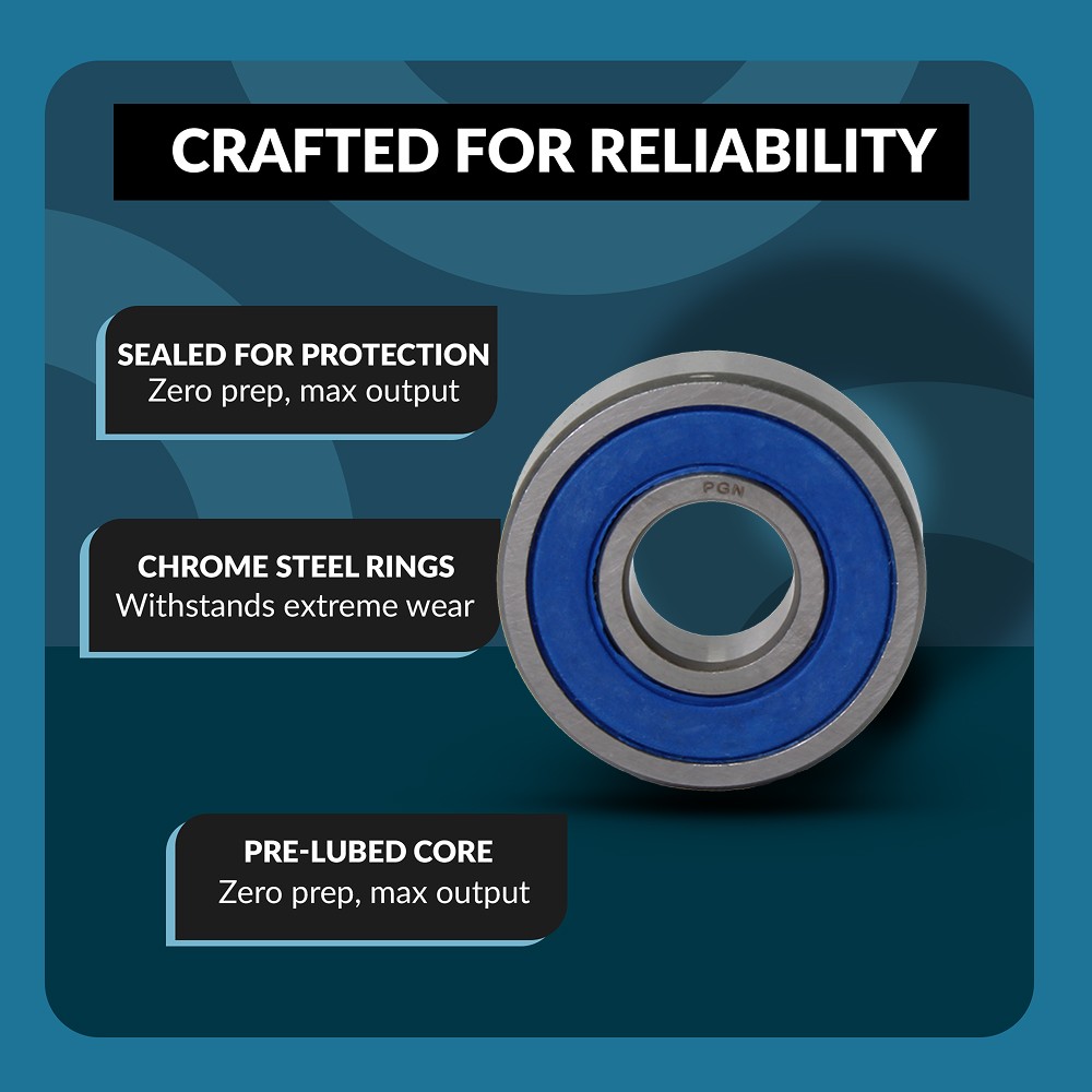 6005-2RS C3 EMQ Premium Rubber Sealed Ball Bearing, 25x47x12, 6005rs