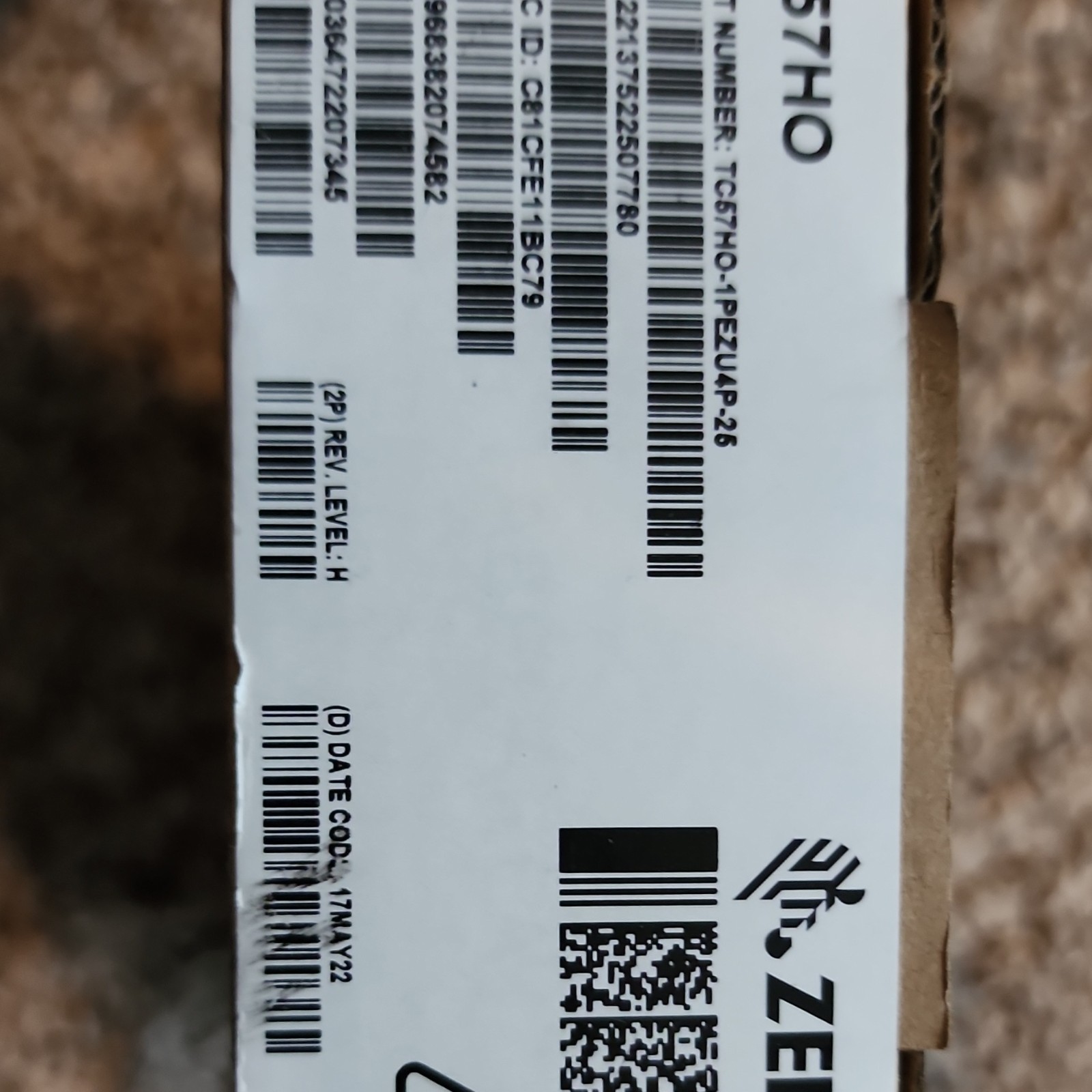 Zebra TC51-HC POS Mobile Computer Barcode Scanner TC51HC-1PEZU4P-26
