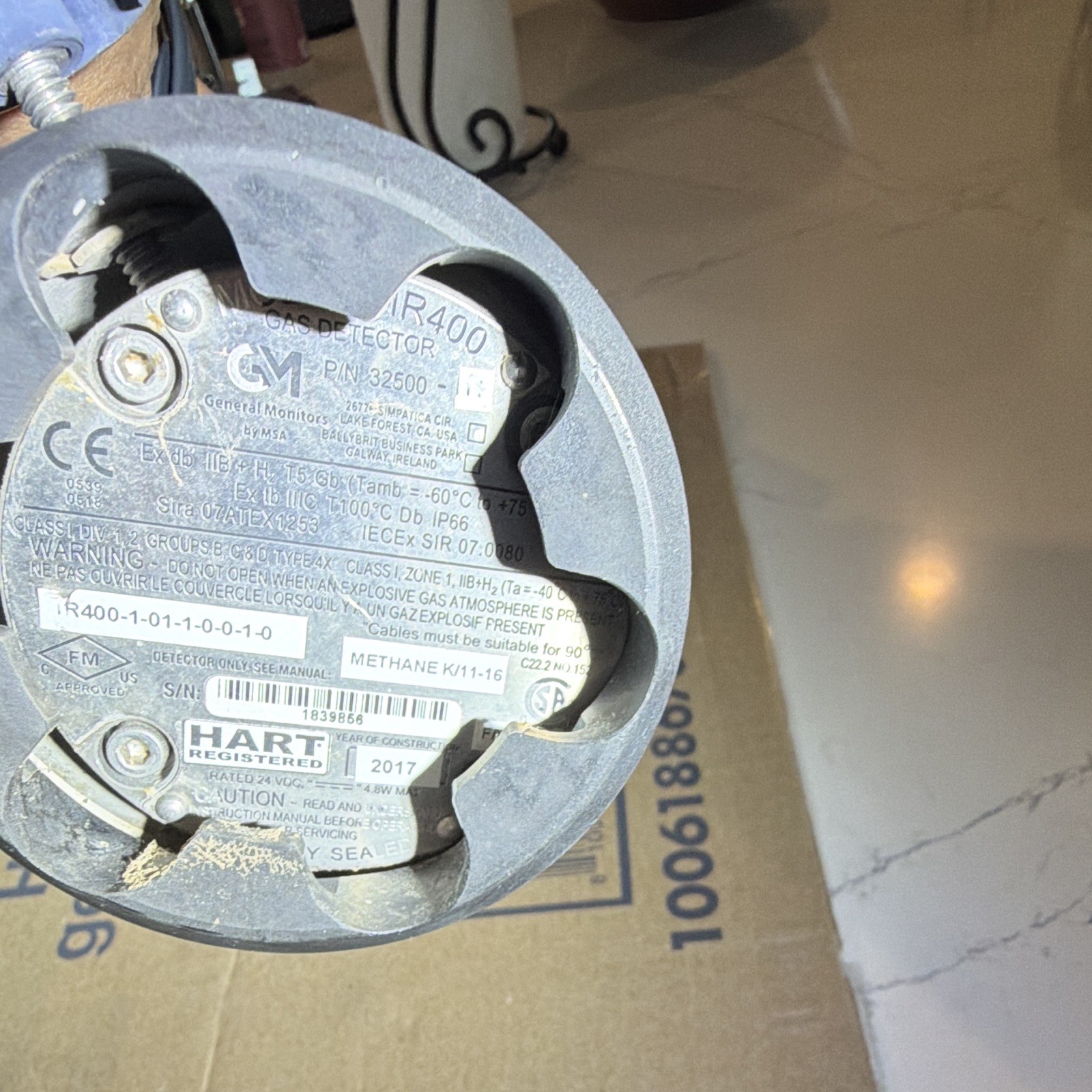 General Monitors IR4000S Combustible Gas Sensor
