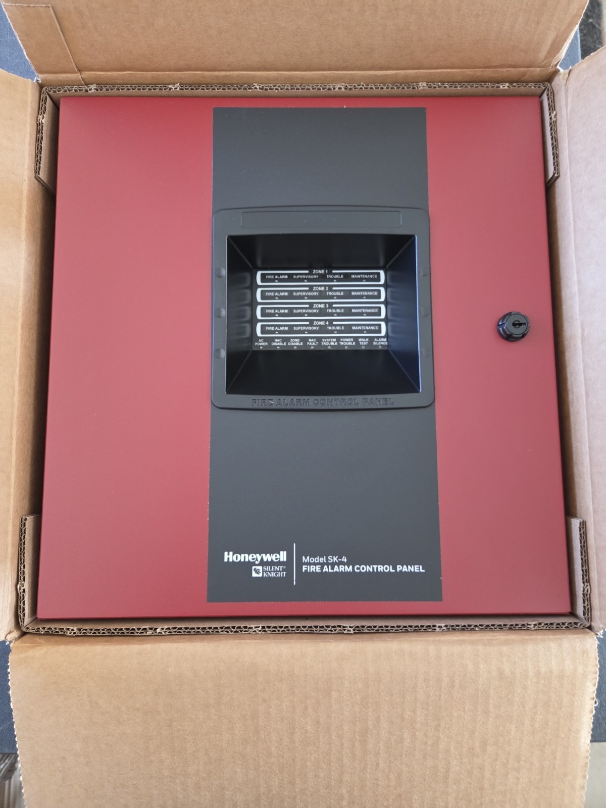 SILENT KNIGHT SK-4 CONVENTIONAL FIRE ALARM CONTROL PANEL – BRAND NEW – 34 AVAIL.