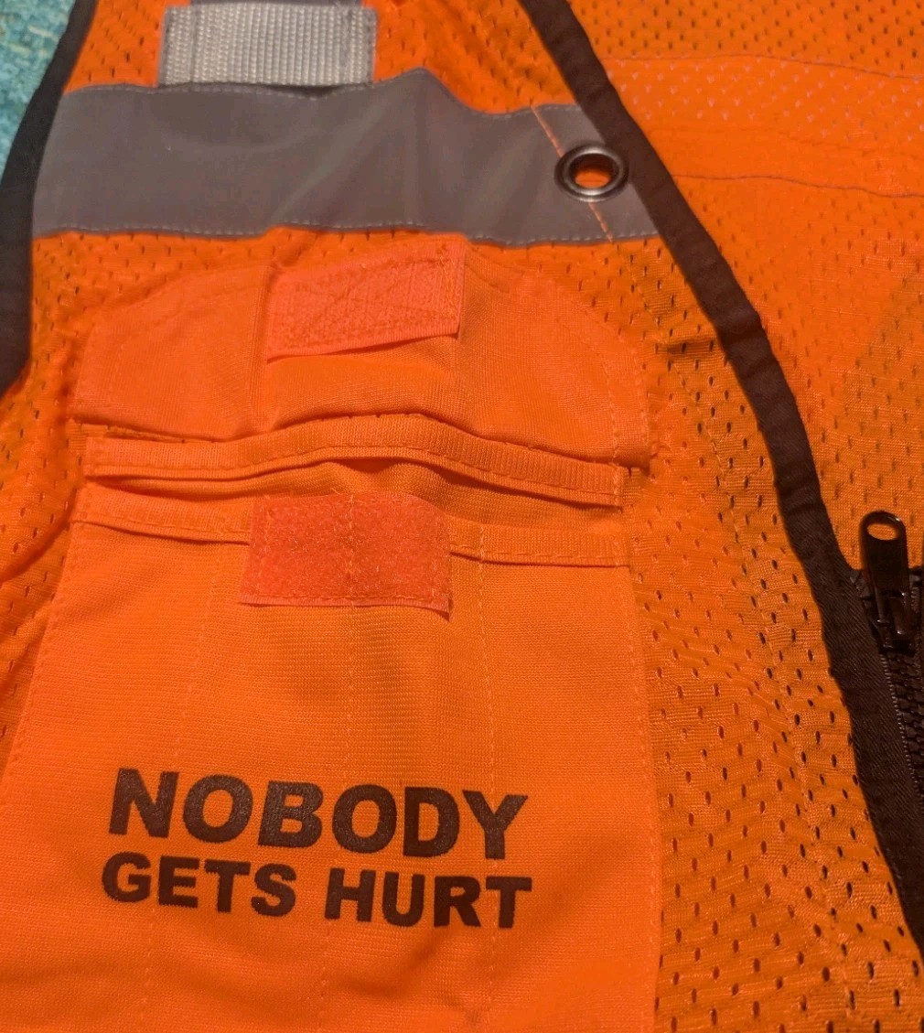 Orr Safety Vest HI-VIS Type R Class 2 Not FR ANSI/ISEA 107-2015 XL Lot Of 2 New