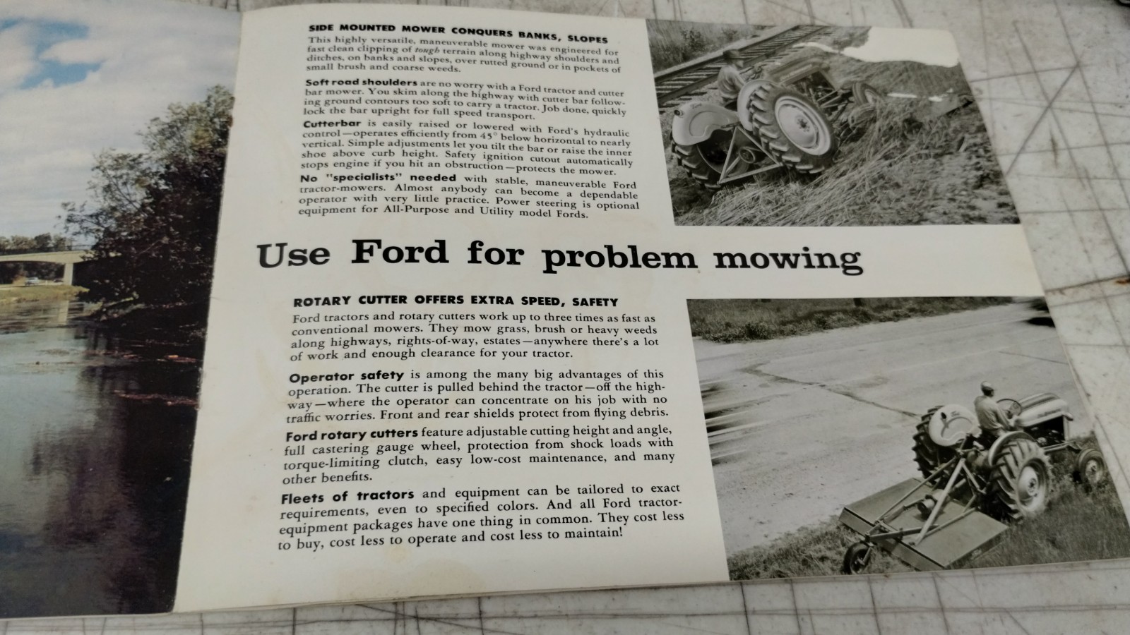 Ford Tractors And Equipment For Grounds Maintenance AD-6950