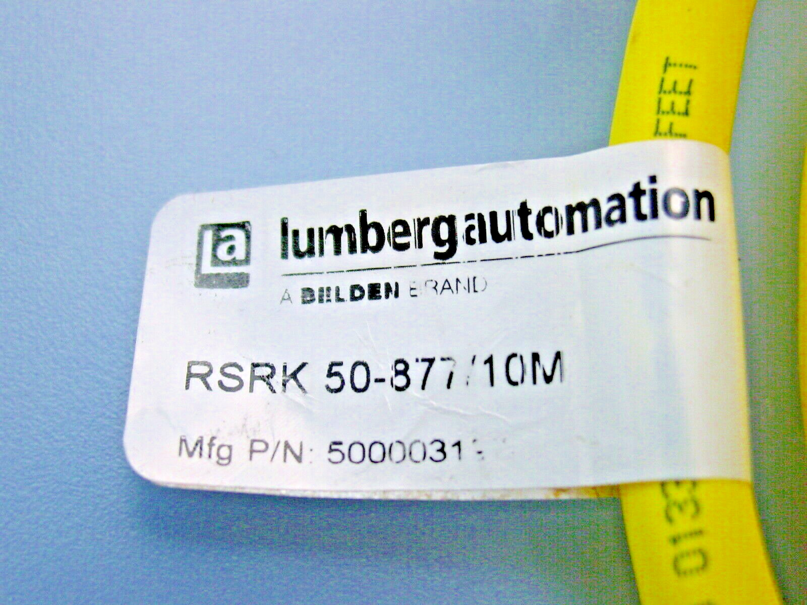 *Lumberg Automation RSRK 50-877/10M 10 Meters, 5 Pin Male to 5 Pin Female, Cable