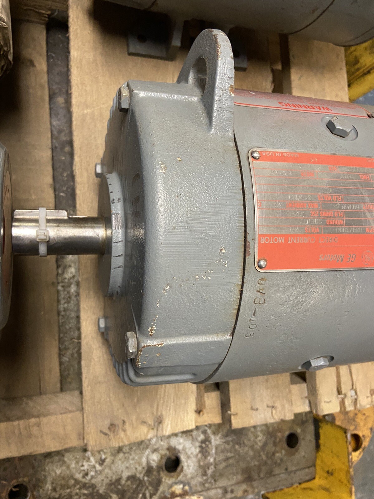 GE Kinamatic,CDL182AT,1Hp DC Motor 240VDC