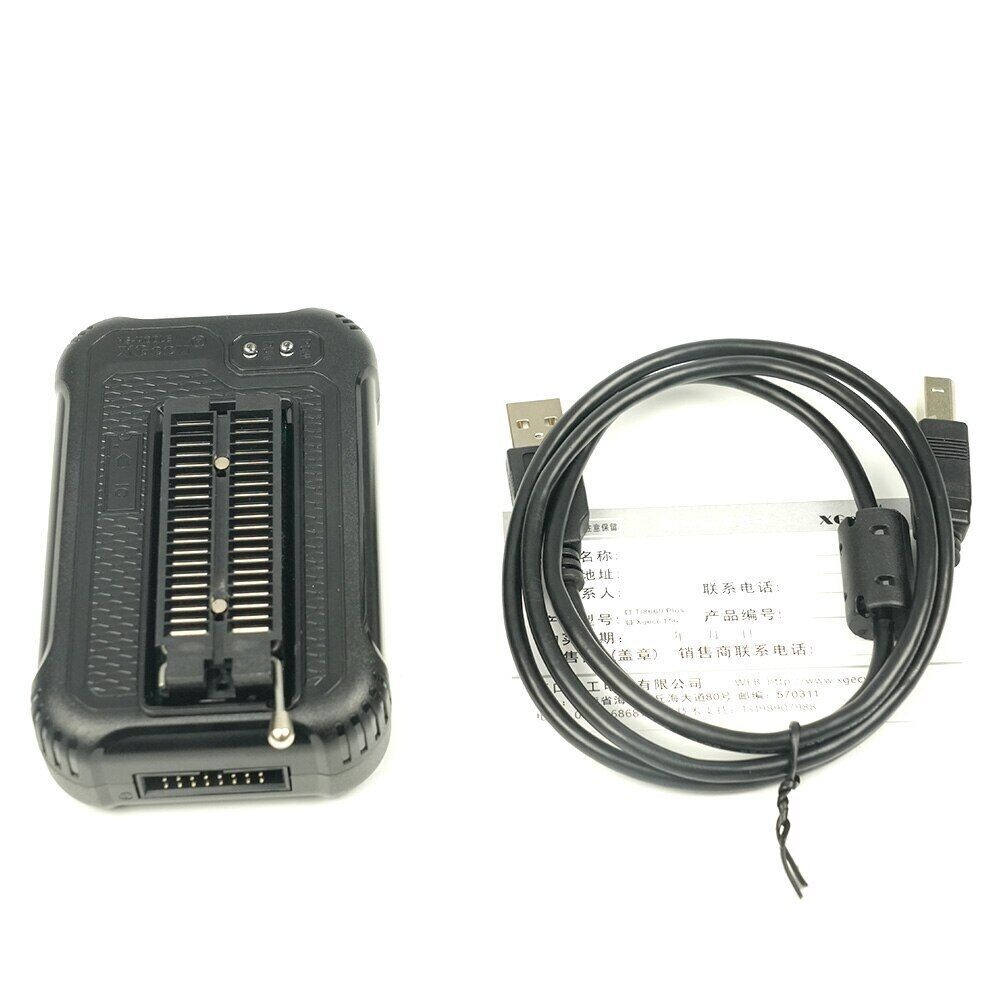 T48 TL866II Plus High speed Universal Programmer+Adapters+Test Clip PIC Bios