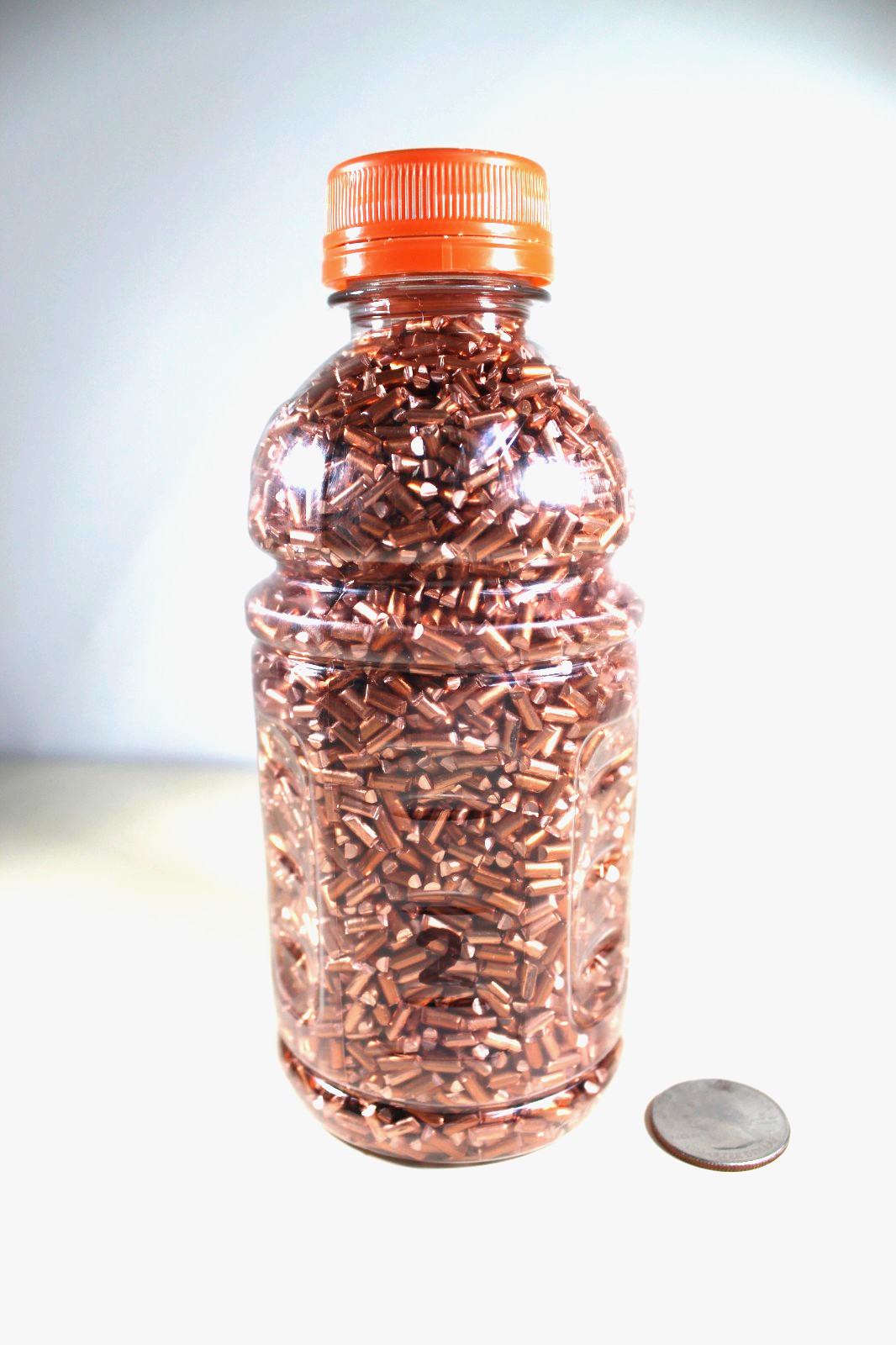4 lbs Chopped Copper, 99.9% Pure – #10 and #12 Wire, 1/8″ to 1/4″ Lengths