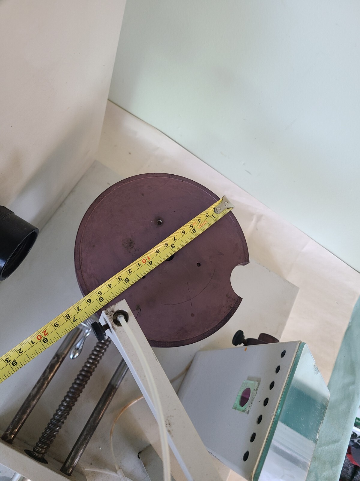 TanTec CAM-WAFER Series Contact Angle Meter, Powers Up, AS IS For Parts Or Repai