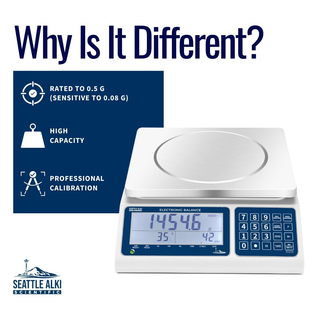Seattle Alki Scientific Counting Scale 30kg x 0.5g | Parts | w/ Certificate