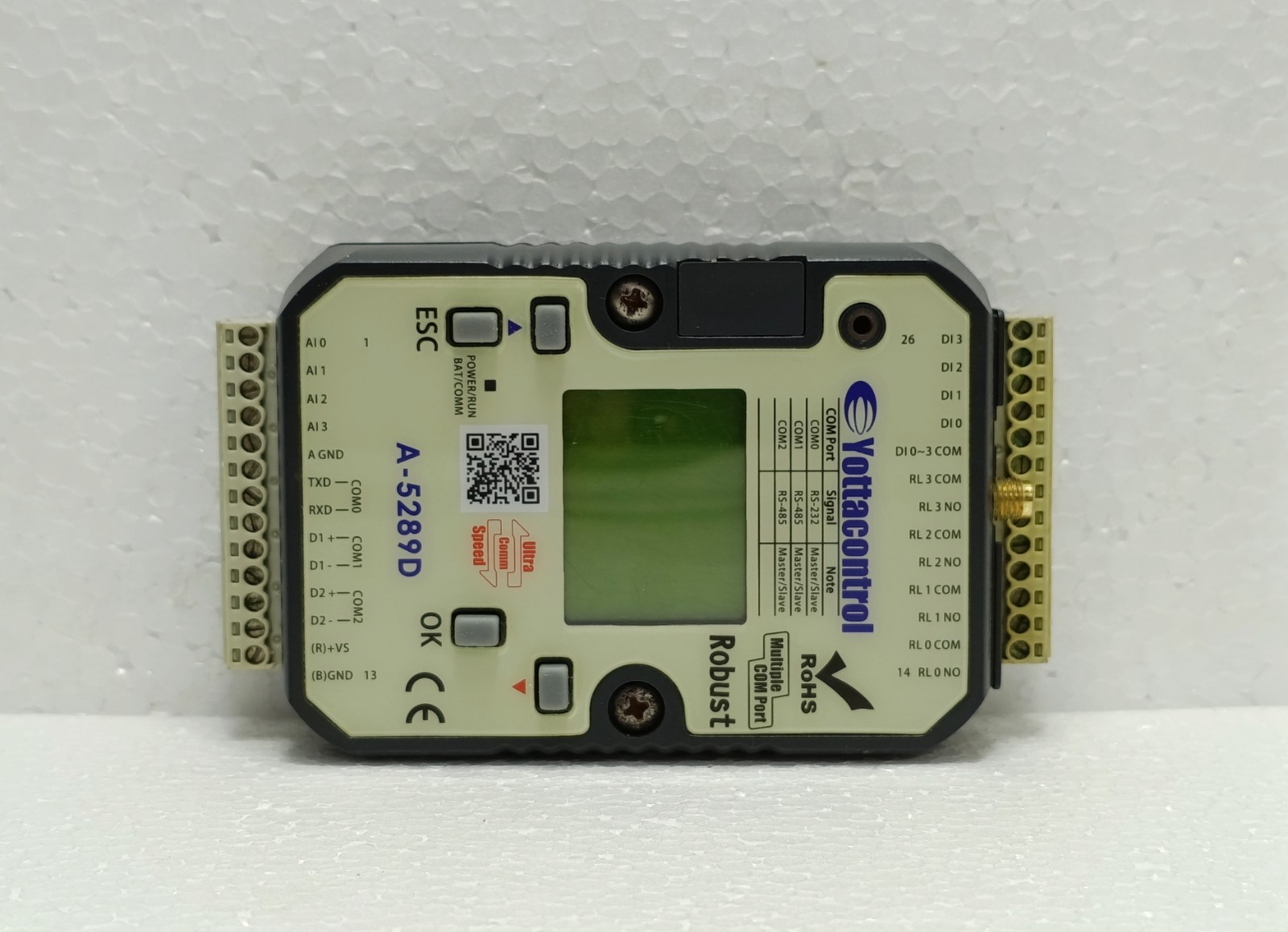 YOTTACONTROL A-5289D Ver C2.89 Wi-Fi PLC Controller 4DI/4AI/4DO Used