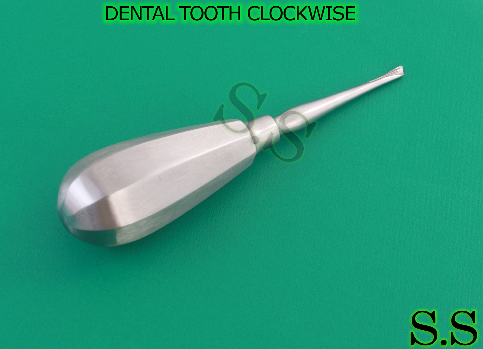 DENTAL TOOTH SURGERY STRAIGHT COUNTER CLOCKWISE GROOVE TWIST ELEVATOR