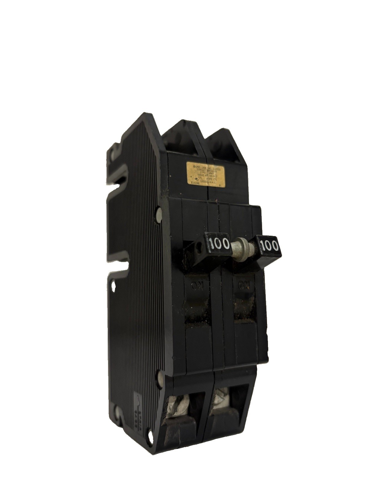 Zinsco GTE Sylvania Q QC Q2100 QC2100 2 Pole 100 Amp 240v Circuit Breaker