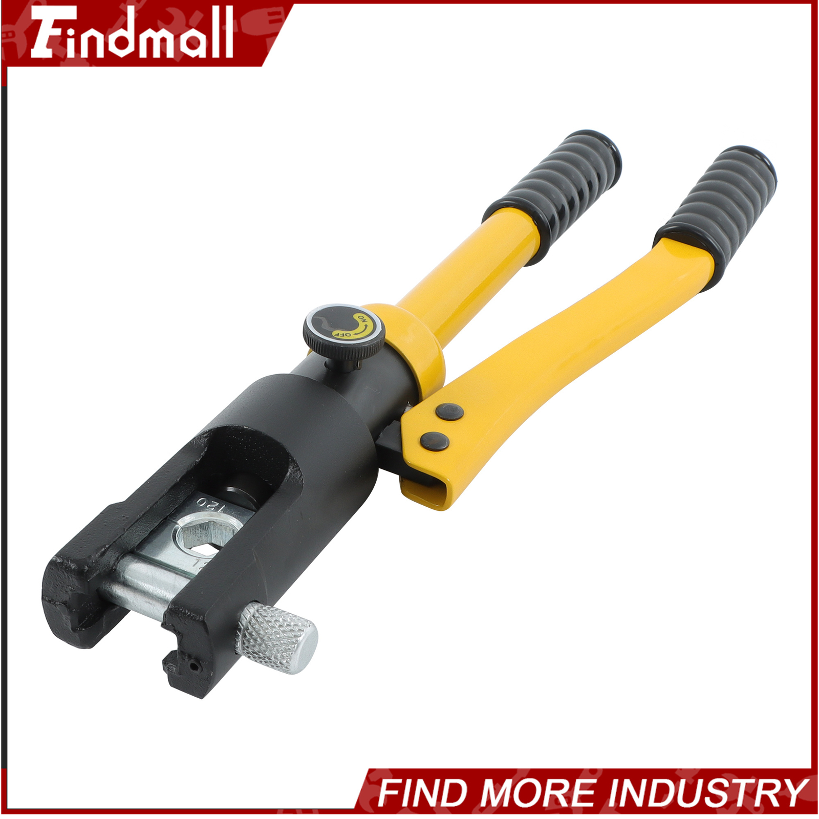Findmall YQK-120 12T Hydraulic Wire Crimping Tool Cable Lug Terminal Crimper