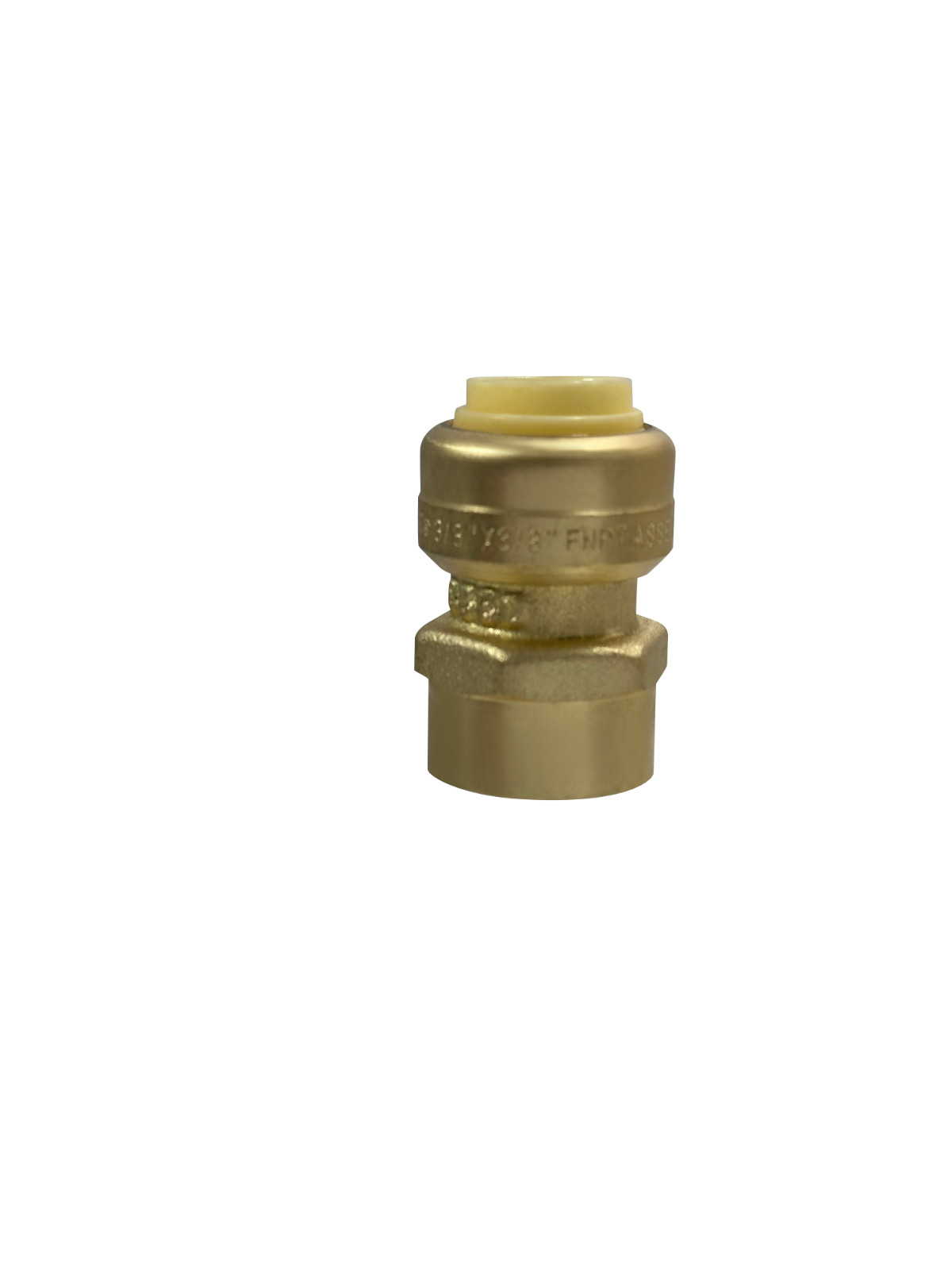 10 Pcs XFITTING 3/8″ Push FIt x 3/8″ Female NPT Adapter, Lead Free Brass