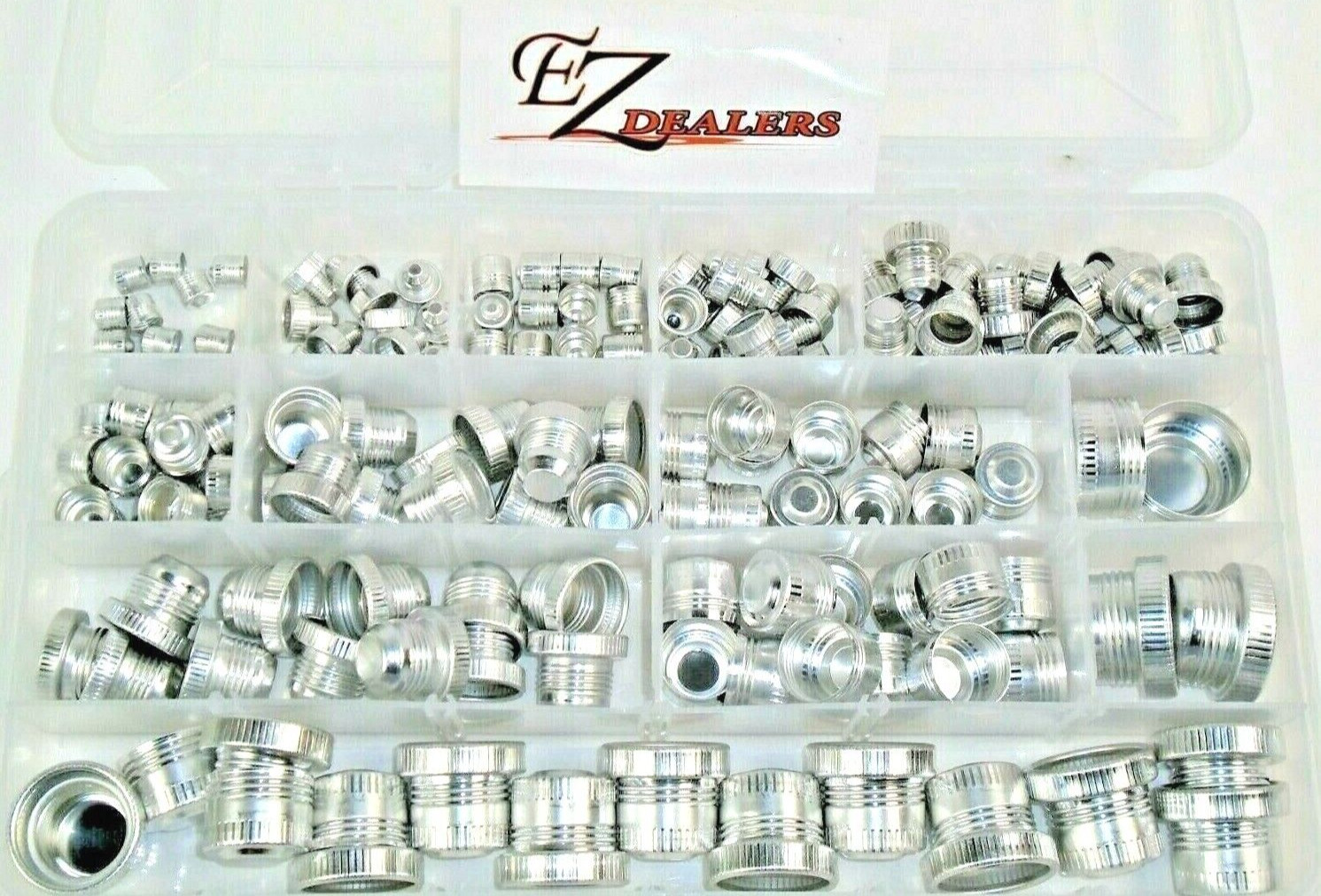 JIC Alum. Cap and Plug Kit Set 164pcs 7-Sizes -3an -4an -6an -8an -10/-12/16AN