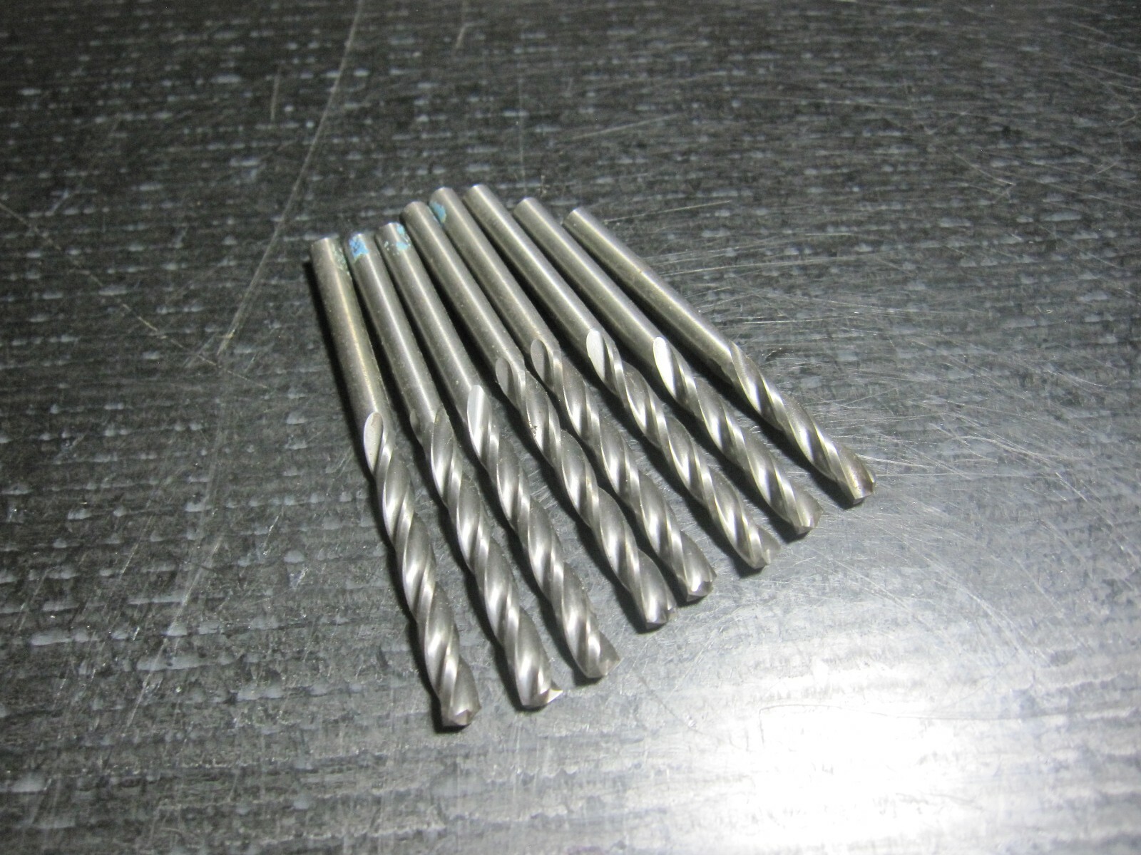 2 used Guhring 3.800mm 3fl 3 flute carbide drill