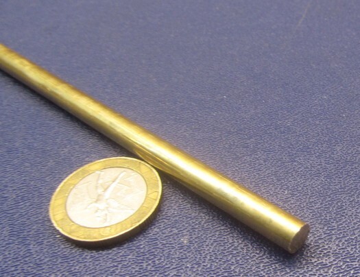 360 Brass Rod 1/4″ (.250″) Diameter x 24.0″ Length, 3 Pcs, 6 Ft