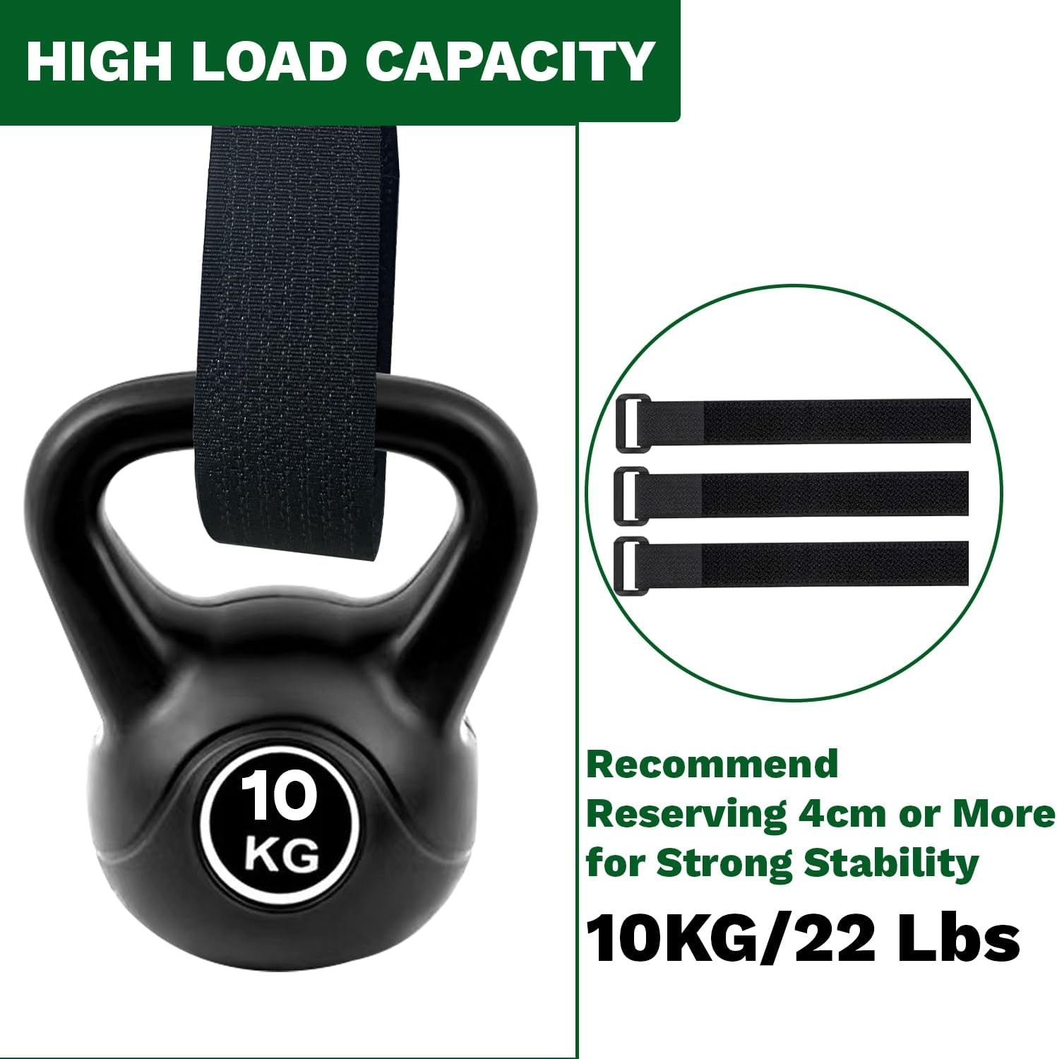 Customizable Cable Management Straps 1in x 16ft with 24 Hook & Loop Fasteners