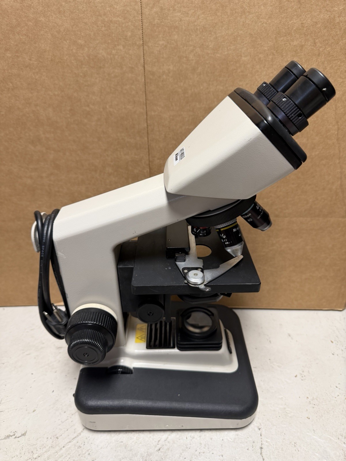 NIKON Alphaphot 2 YS2-H Binocular Microscope with 4 Objectives 4x 10x 40x 100x
