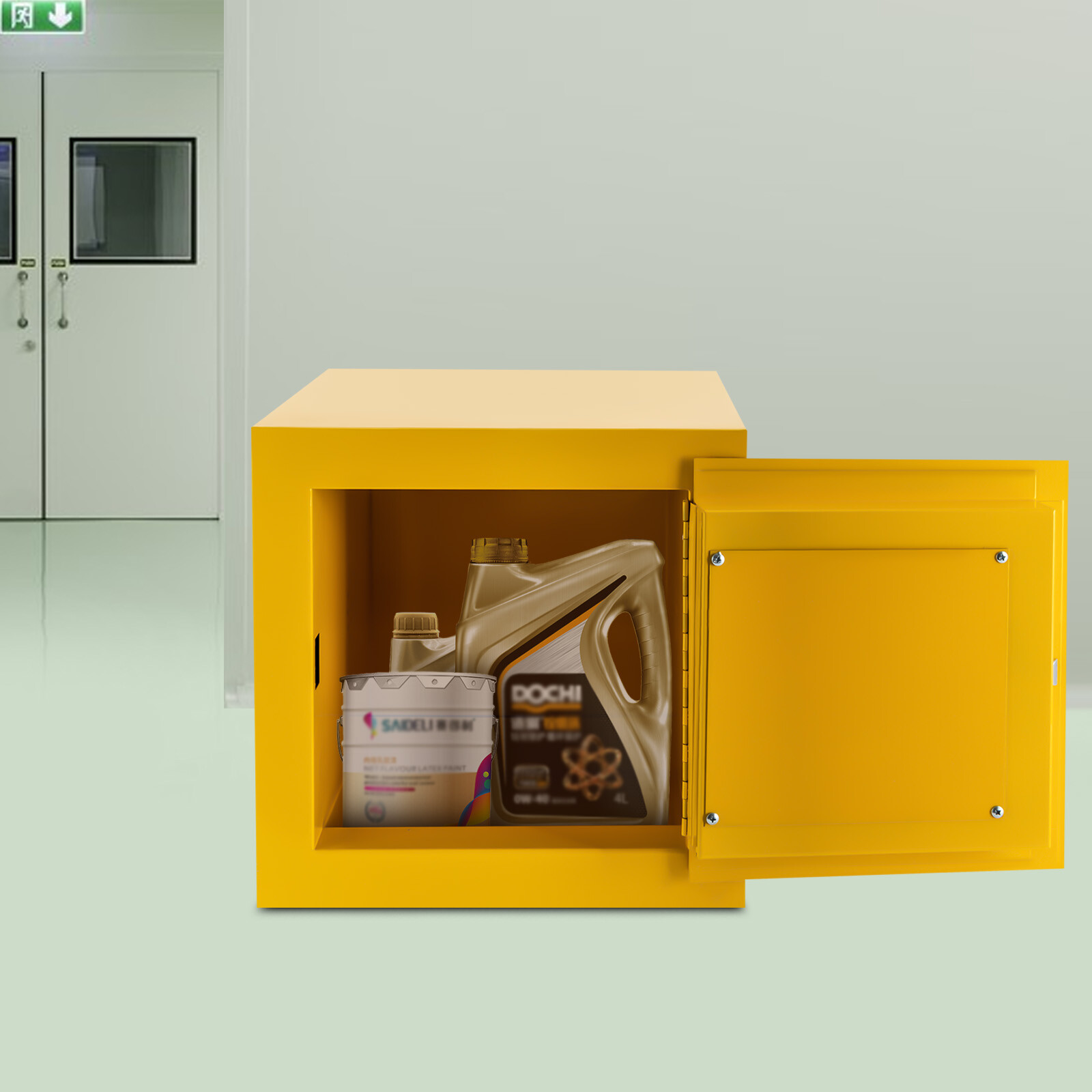 12 Gal Capacity Flammable Storage Cabinet for Liquids Flammable Safety Cabinet