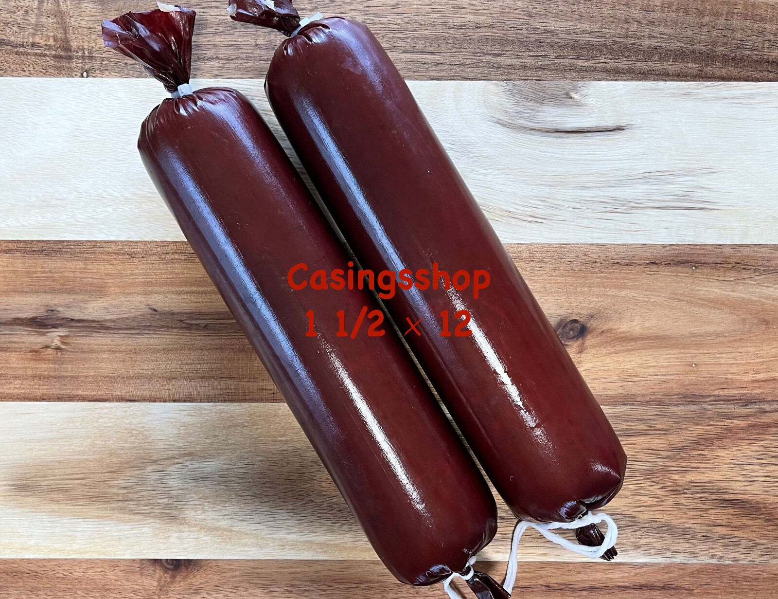 100 Summer Sausage Casing Sleeves for 100 lbs. Add Venison, Beef etc – 1 lb ea