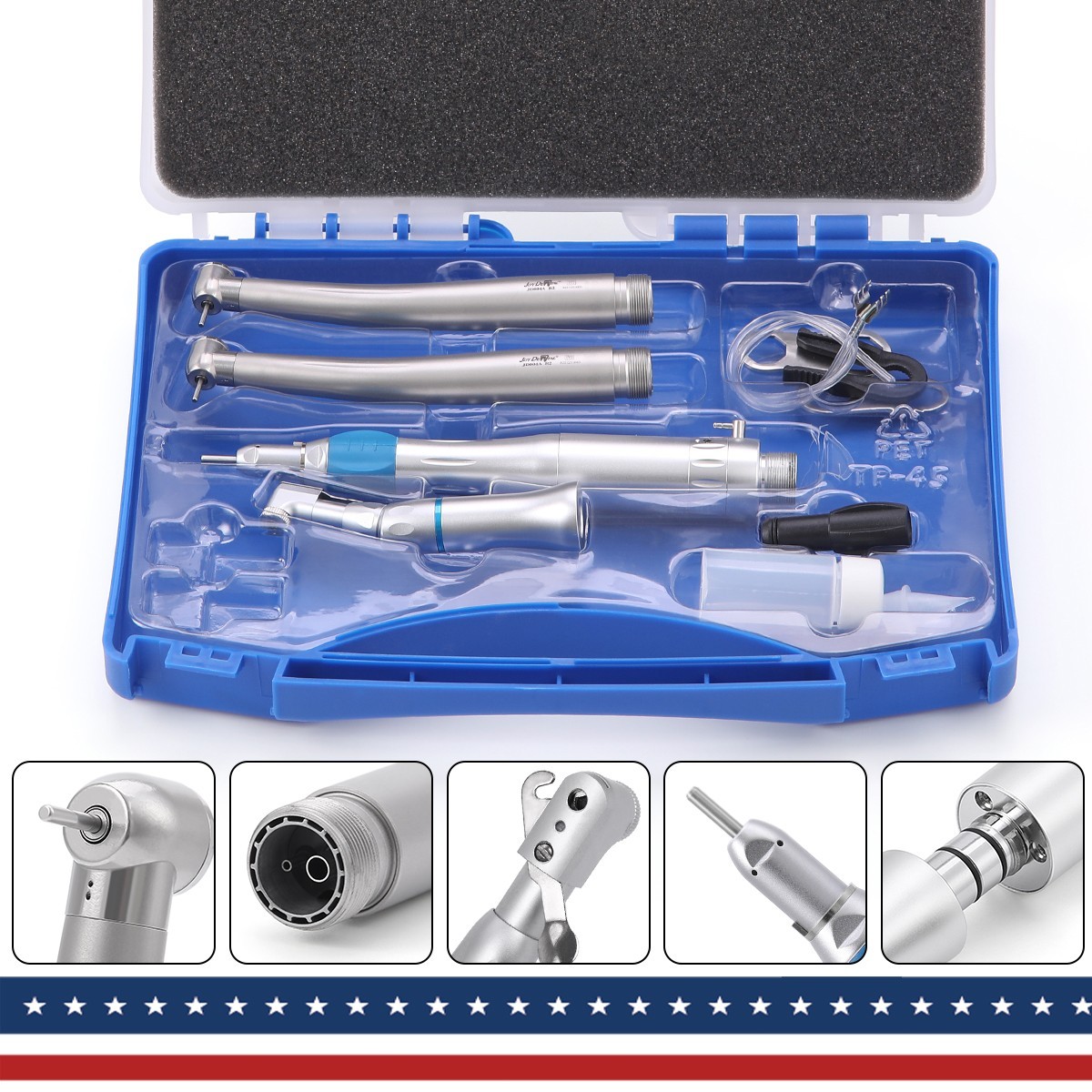 Dental Turbine High and Low Speed Handpiece Kit 2 Hole Set