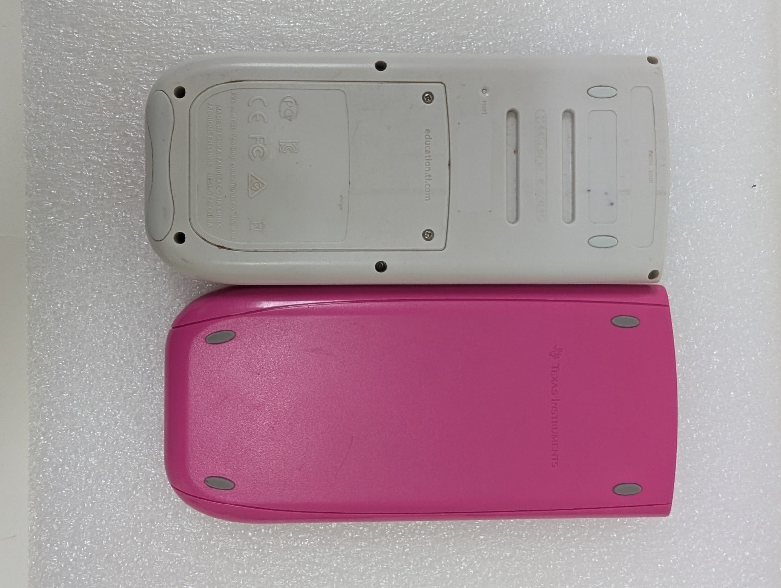 Texas Instruments TI-84 Plus C silver edition Graphing Calculator w/ pink cover