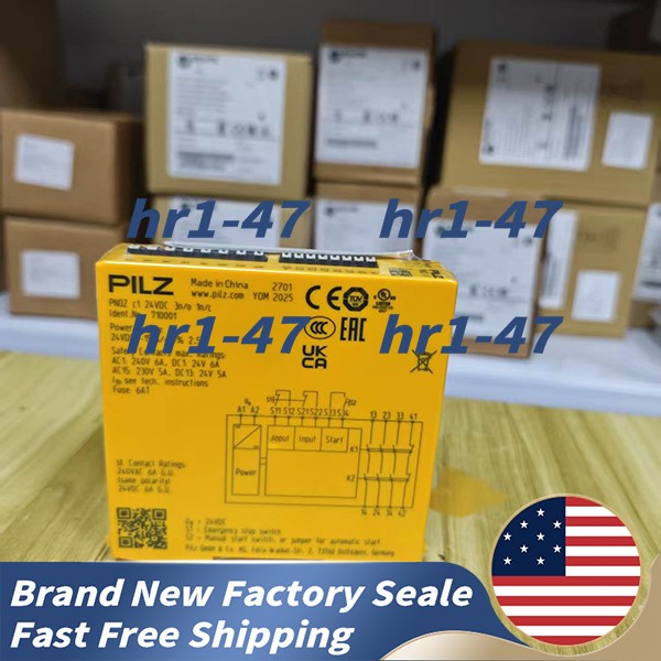 Pilz 710001 – Brand New 2.5W Low Power Compact Safety Relay 105×22.5x100mm