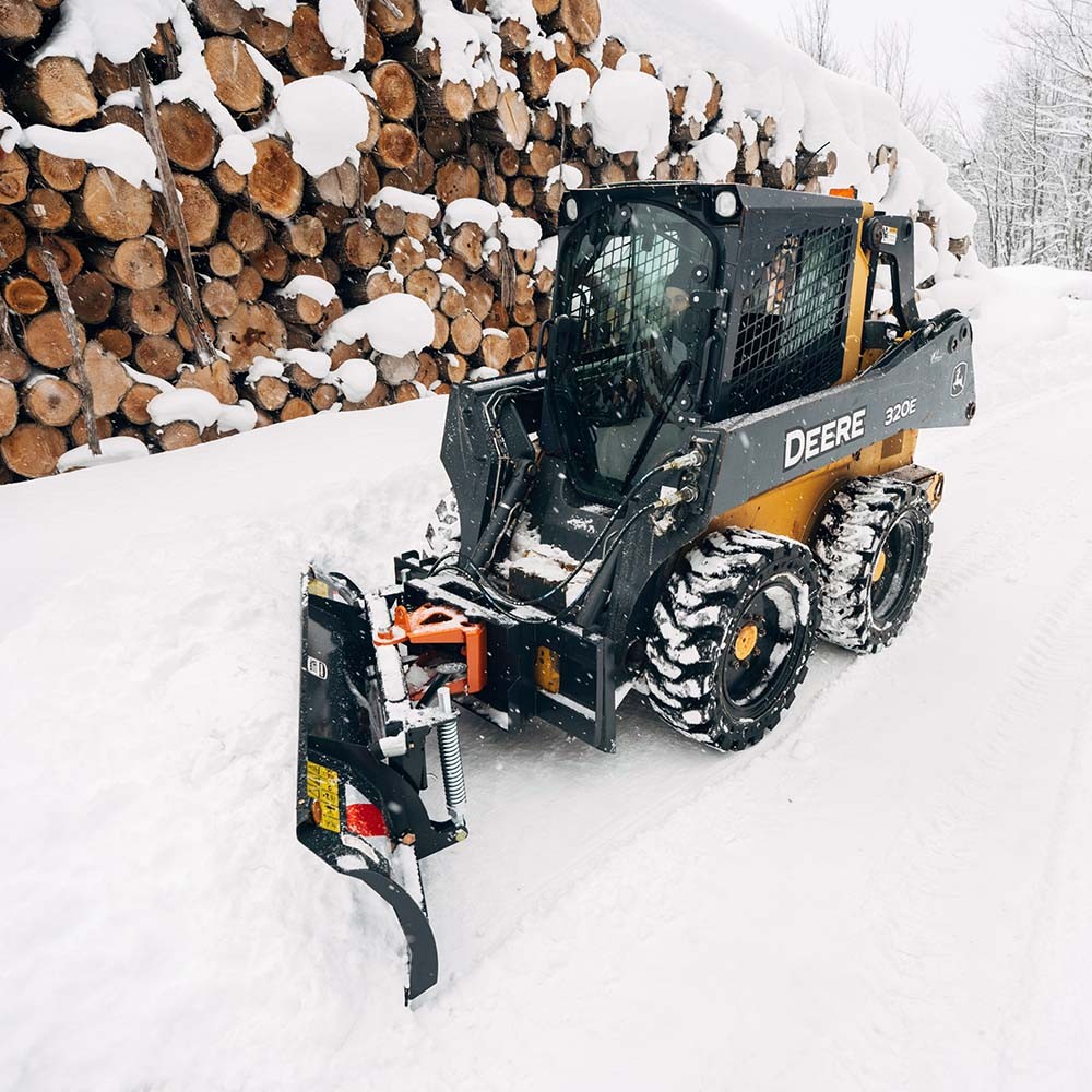 Titan Attachments 79″ Hydraulic Skid Steer Dozer Blade, SSQA