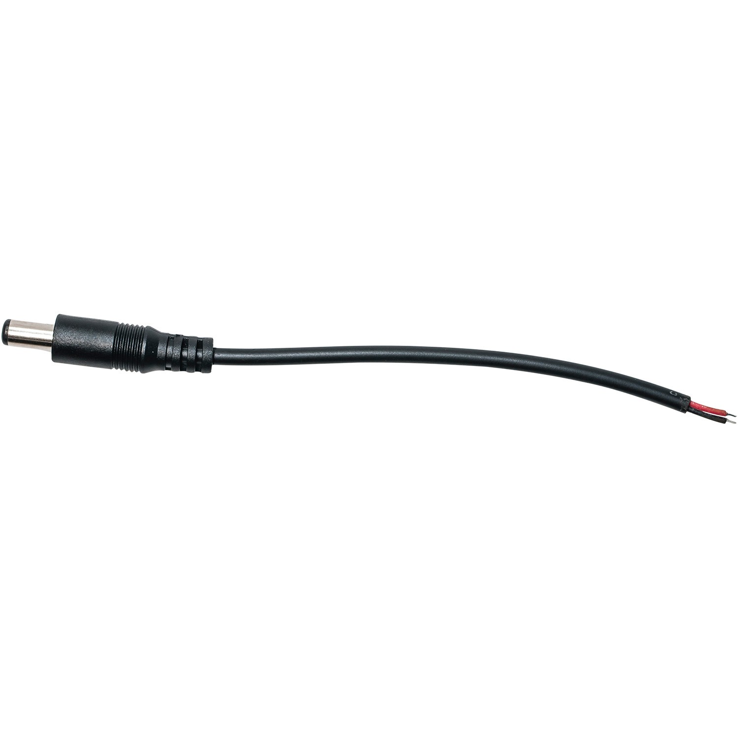 DC Power Pigtail Male Barrel Plug 6-inch Wire Cable 5.5mm x 2.1mm for 12V Port