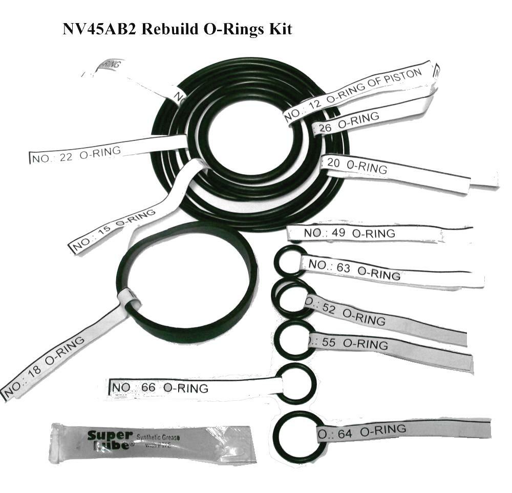 CoFast® High Quality Rebuild O-Ring Set for Aftermarket Hitachi NV45AB2