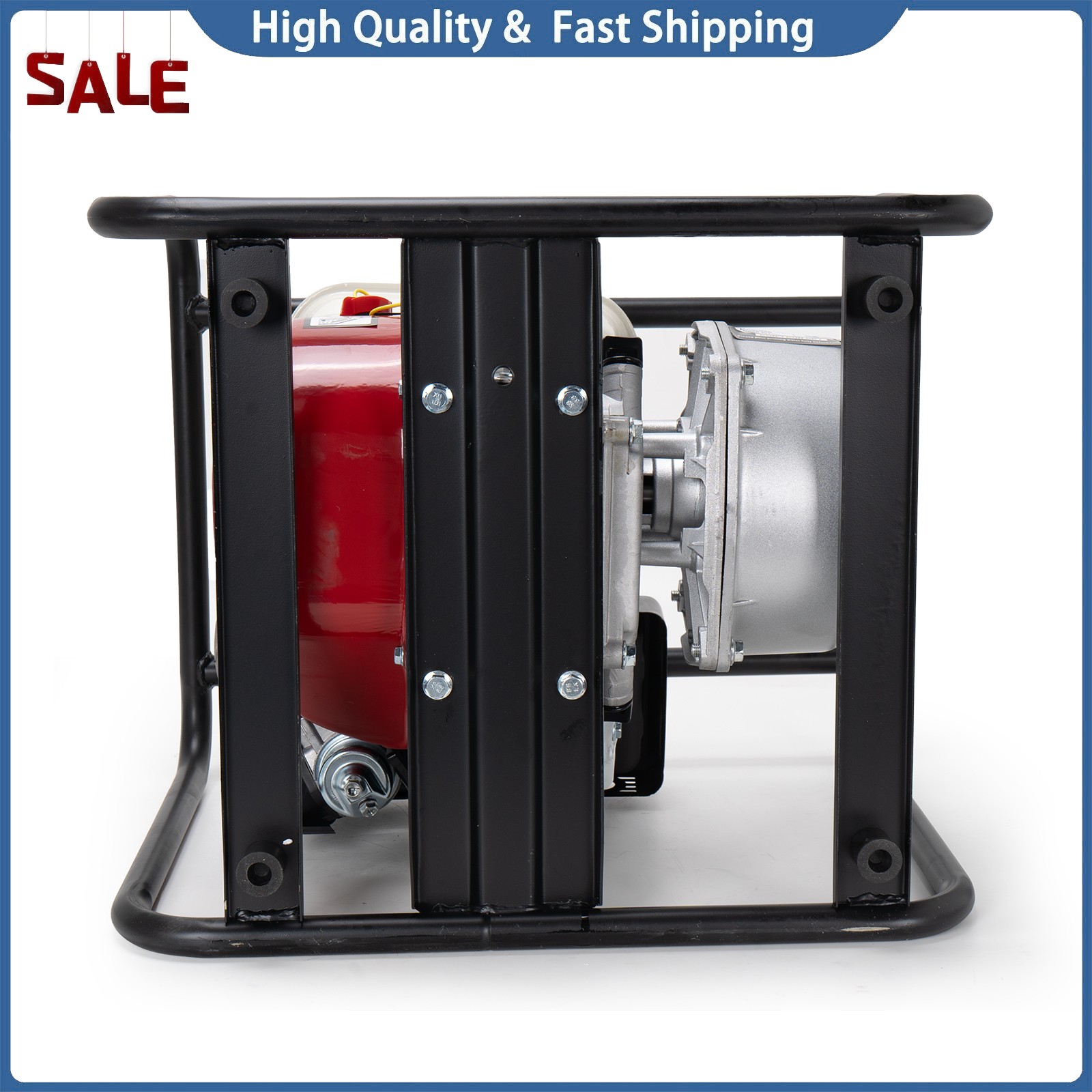 2 Inch Gas Powered Water Pump 6.5HP 4-Stroke Cast Iron Semi Trash Drainage Tool
