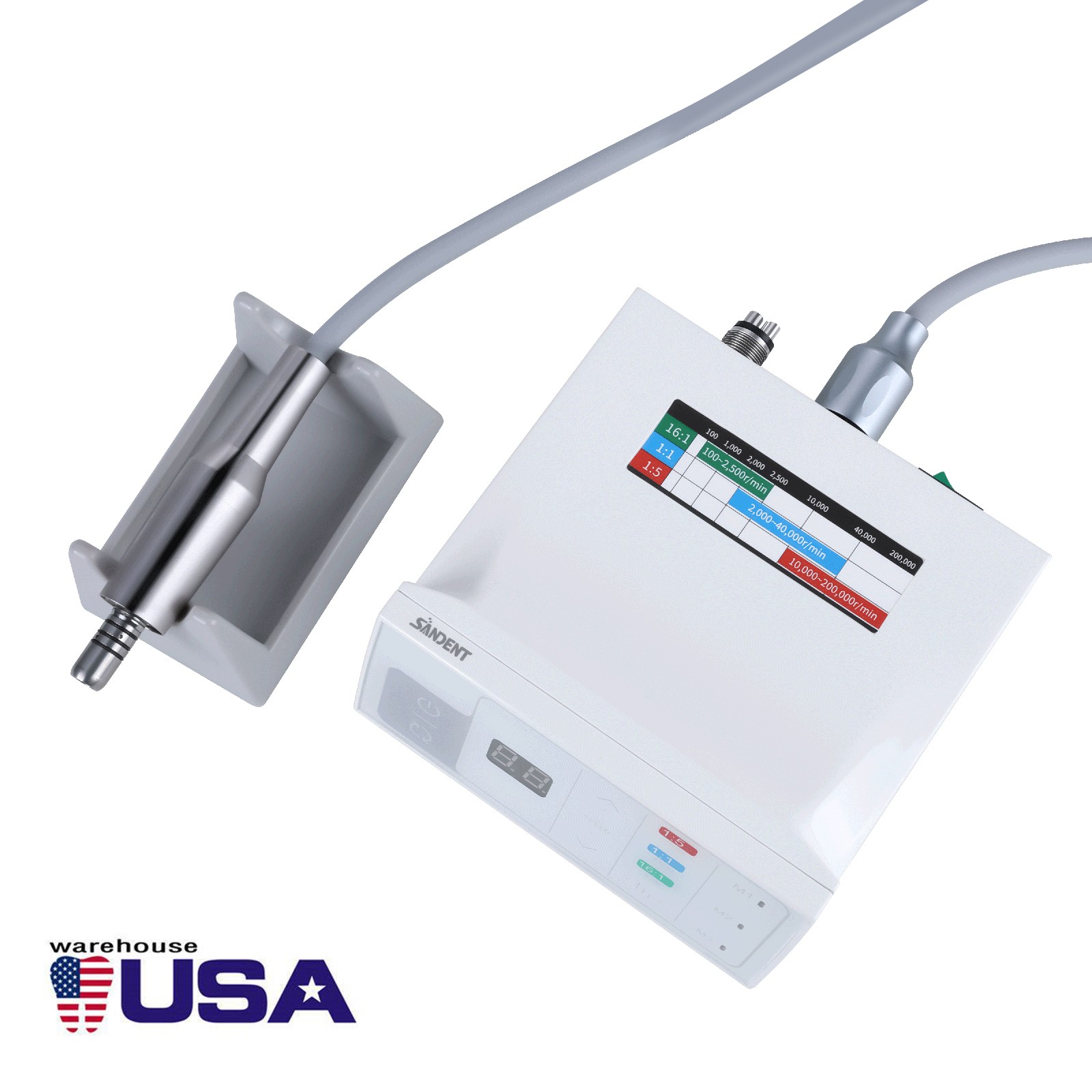 Dental Endo Handpiece 8:1 Contra Angle Endodontic For Dentsply E-Type