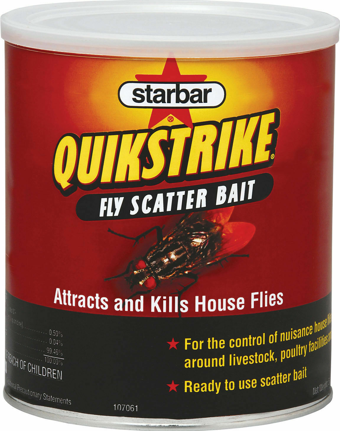Starbar 5 lb Quikstrike Fly Attractant / Killer Scatter Bait – Knock ‘em Dead!