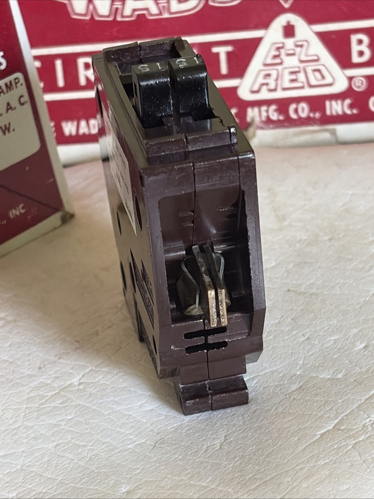 WADSWORTH B1515 A1515 TWIN BREAKER 1-POLE 15A & 1- POLE 15A WA1515 NEW!!!